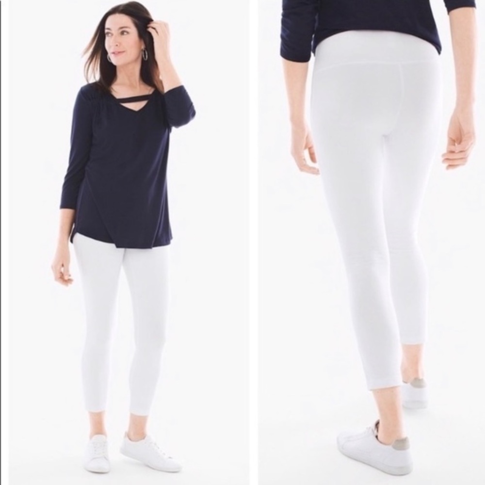 Chico's So Slimming White Pants Size Large